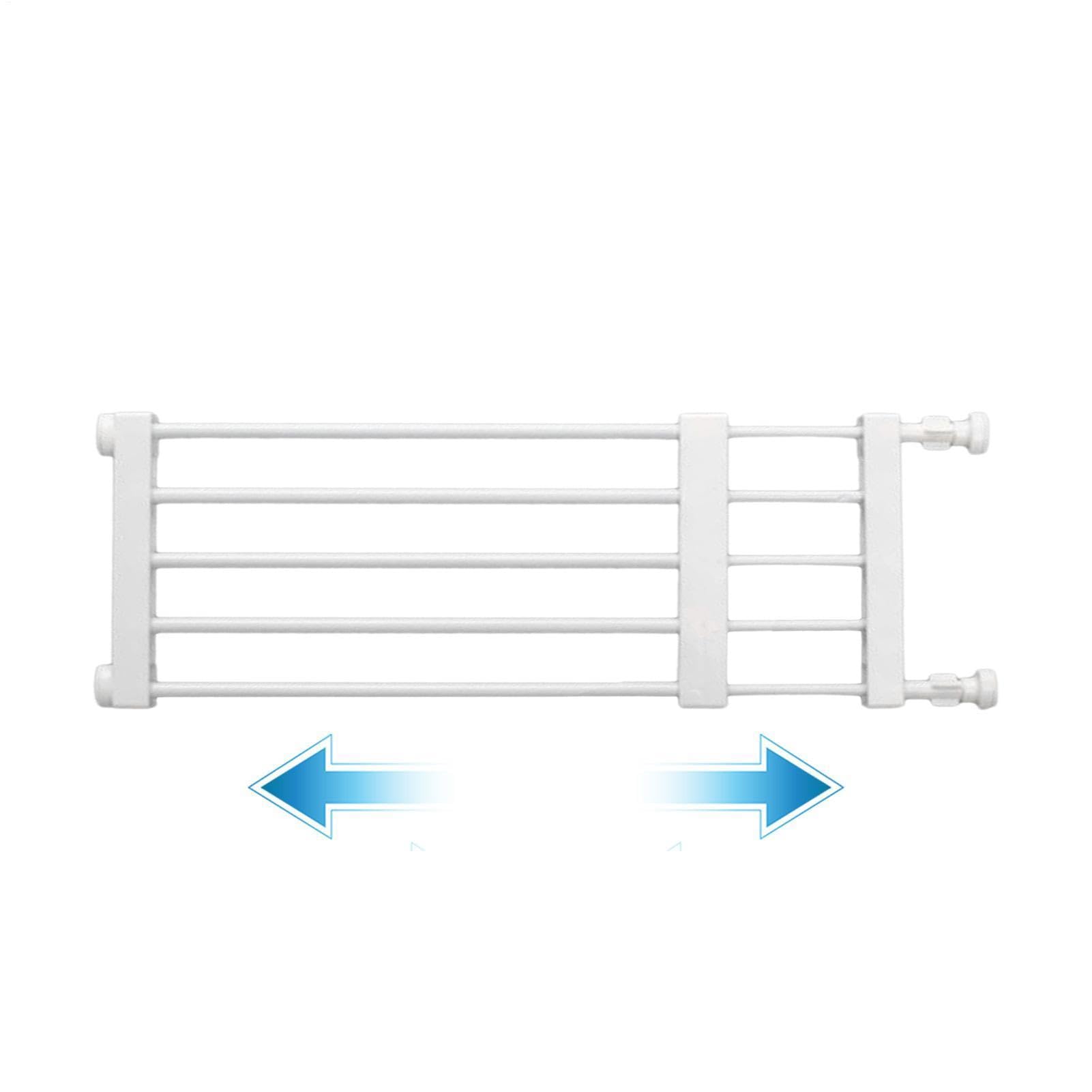 cancello per cani da interno - cancelletto scale per bambini - Cancello per animali basso Retrattile di sicurezza per cani - Cancelli di sicurezza per bambini per scale(con 2 cuscinetti antiscivolo)