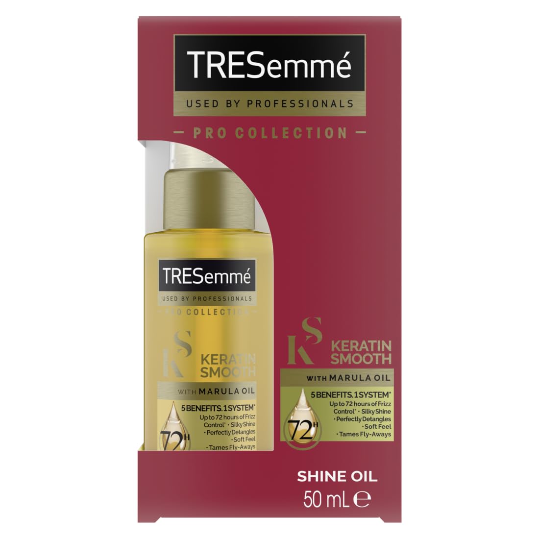 TRESemmé Pro Collection Keratin Smooth Shine Oil With Marula Oil, 50ml