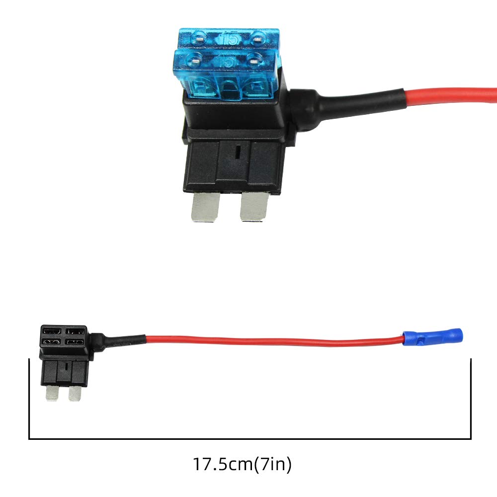 Etopars Lot De 10 Boîtes Porte-fusibles ATC De Calibre 12 En Ligne AWG