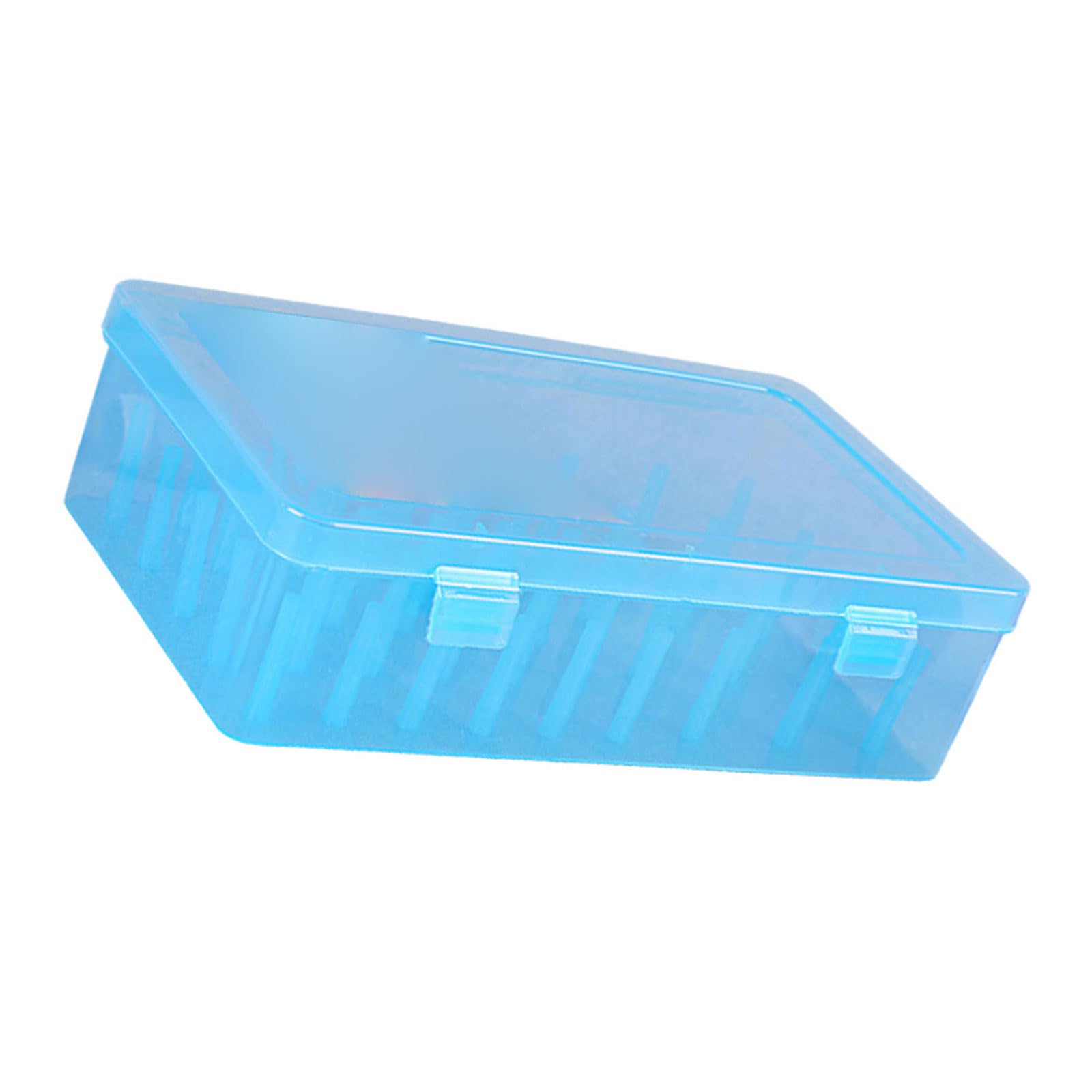 CRFFZ Clear Thread Spool Box 42 Spool Storage Case Bobbin Box Sewing Organizers Container Sewing Supply Container