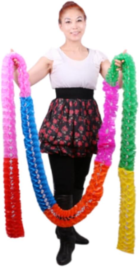 7 Color Stretching Flower Vinyl 12 cm × 6 m Expandable Floral Ribbon Magic Trick