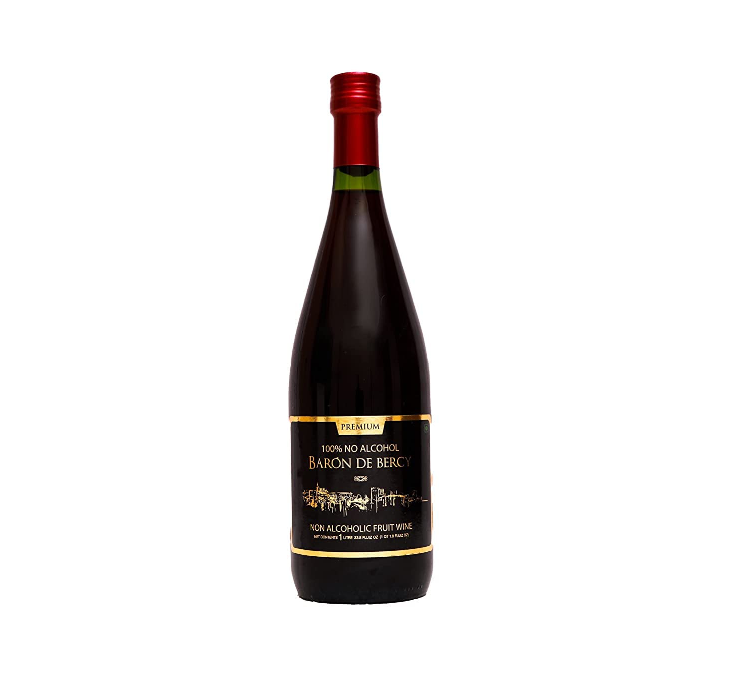 Baron De Bercy Premium Red NonAlcoholic Fruit Juice Wine 1 Litre Amazon.in Grocery