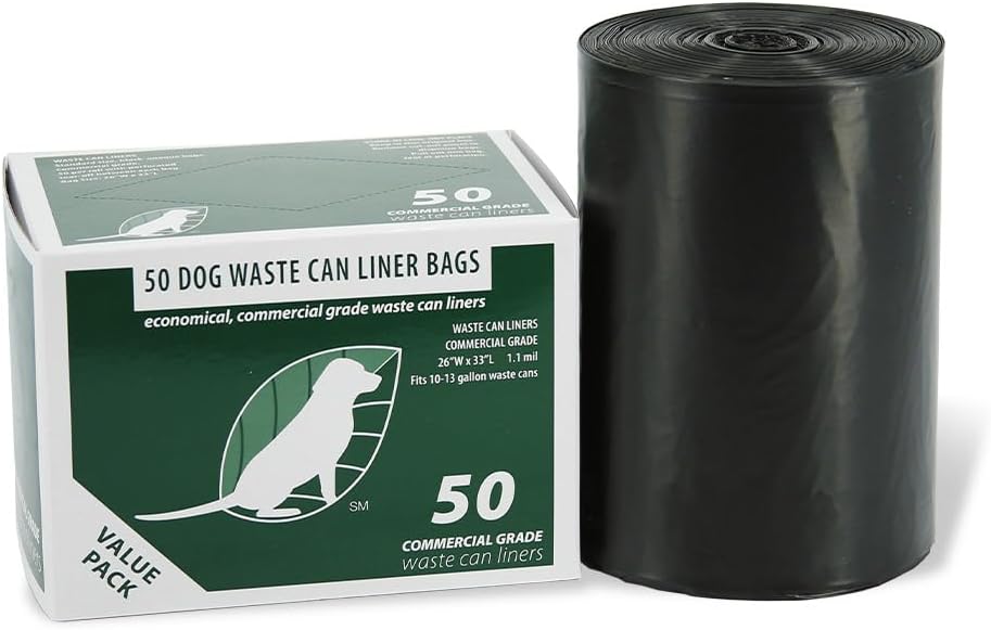 Old Listing - New Prime Listing Available - Commercial Grade Dog Waste Station Can Liners -1 Roll of 50 bags