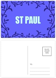St Paul Brazil City Postcard Mailing Card Branch Totem