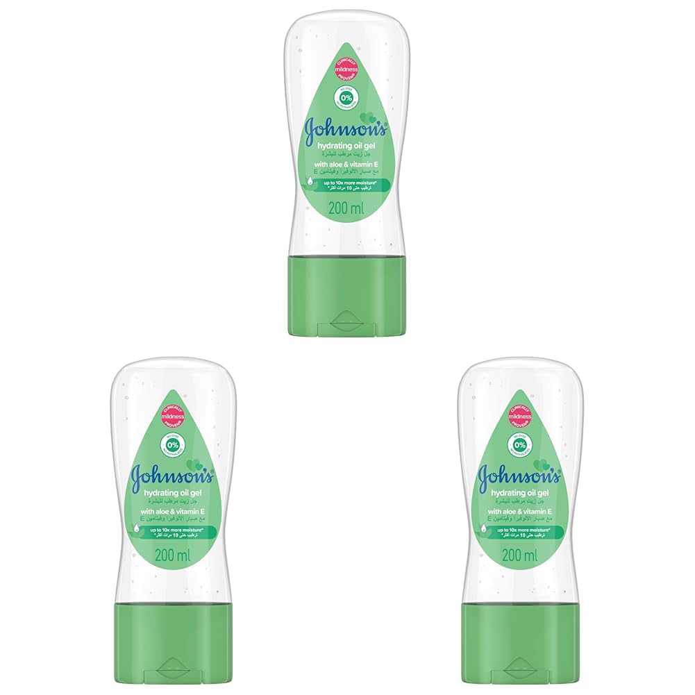 Johnson's Baby Nemlendirici Jel Yağ Aloe & E Vitaminli (3 paketi)
