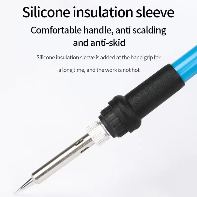 Image of 60 Watt Soldering Iron Temperature Adjustable Electric Soldering Iron, ESD Safe AC220V