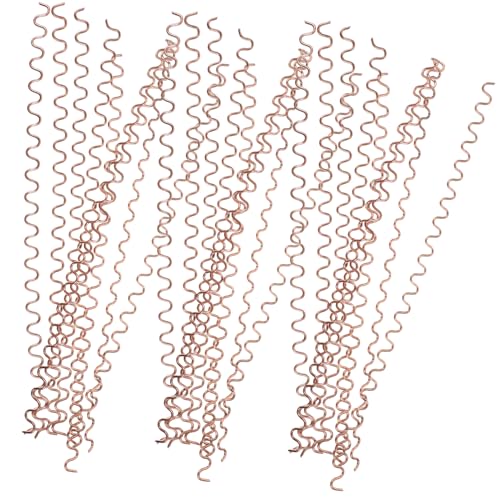 MUCKLILY 25pcs Dent Repair Cable Car Automotive Vehicle Bumper Repair Welding Rods Wave Welding Wire Welding Wave Wire Automobile Repair Tool Vehicle Bumper Welding Wires Pulling Wire Iron