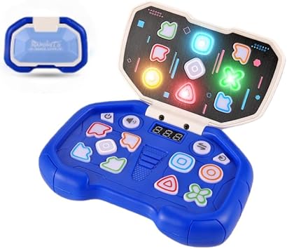 Finger Training Intelligence Toy, Electric Handheld Game, 4 Modes, 999 Levels, Fast Press, Memory Challenge, Reaction Training, LED Included, Multi-Functional Dance Puzzle, Sensory Fidget, Stress