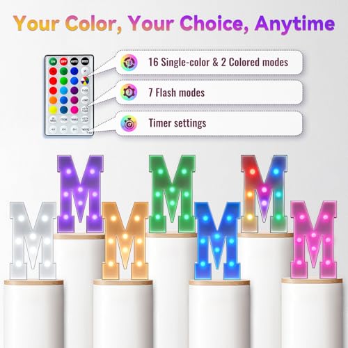 Image of Marry Me Light-up Letters Sign: 18 Colors 3FT Will You Marry Me Sign Large Marquee Letters Kit for Proposal Decorations Outdoor Large Engagement Wedding Party Decorations 2000 Rose Petals Pack of 7