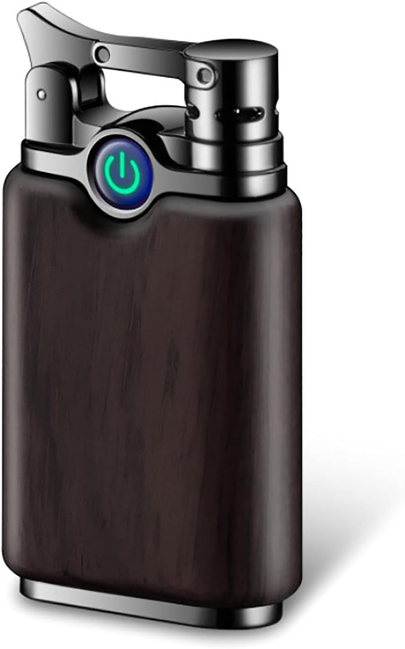 Sandalwood Lighter Wood Cigarette Encendedor USB Rechargeable Flameless Eletronico Plasma for Camping BBQ Kitchen