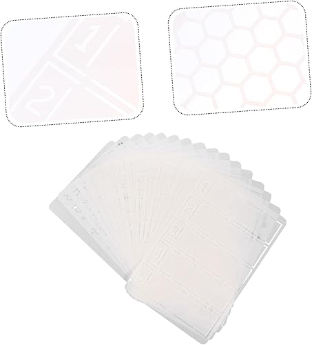 Miniatura 7 de EXCEART Plantillas para álbumes de recortes reutilizables para álbumes de recortes