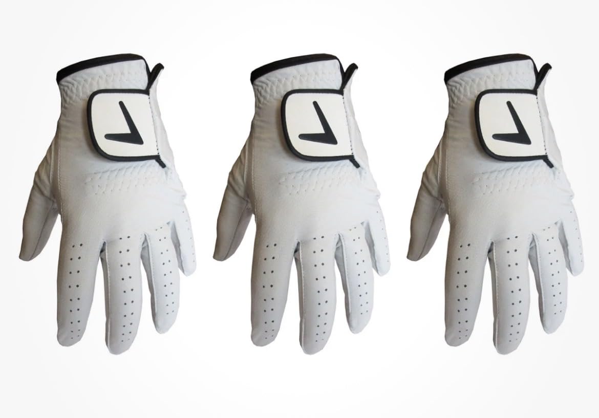 Golf Gloves For Men Right Handed Golfer 3 Pack, ML