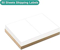 Vista 32 de MFLABEL 2x4 Shipping Labels - 25 Sheets (250 Labels) for Laser & Inkjet Printers, 10-UP FBA Address Stickers, Matte White Self-Adhesive Mailing