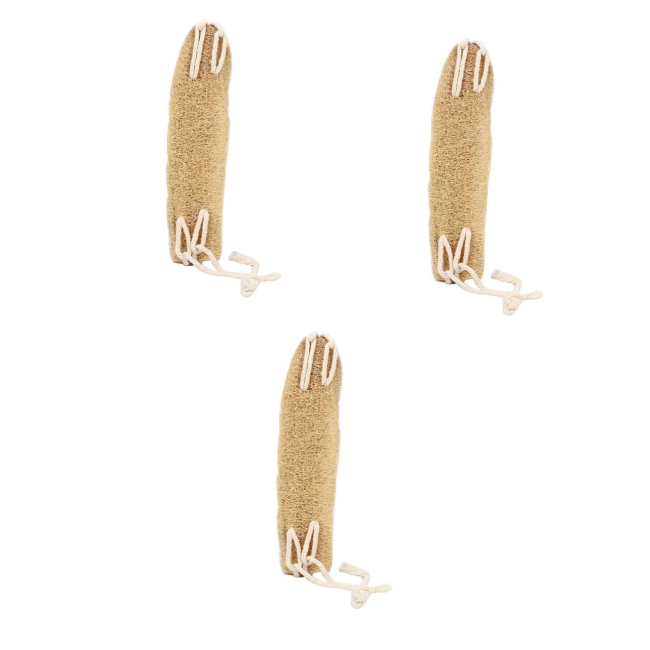 MAGICLULU 3St Luffa-Badetuch exfoliating sponge massage bürste ideas Dusch-Luffa-Peeling Körperwäsche nativ Badeschwamm Schwämme Waschband Rückenwäscher doppelseitig Schrubben Wanne