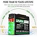 ARyee 12V 20Ah LiFePO4 Battery, 2000+ Deep Cycle Rechargeable LiFePO4 Lithium Ion Phosphate Battery, Built-in BMS for Emergency Light, Scooters, UPS, Power Wheels, Fish Finder, Trolling Motor