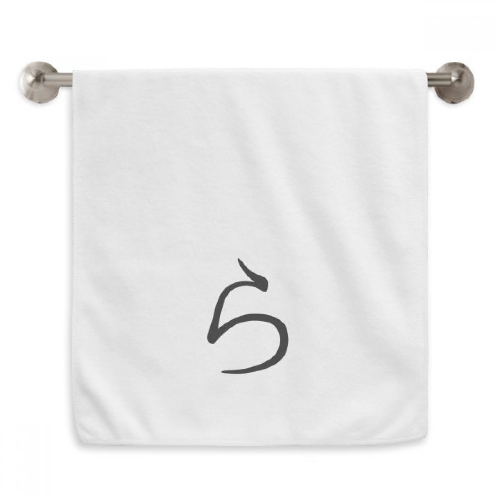 Serviette Ra katakana japonaise douce pour peaux sensibles 33x74cm
