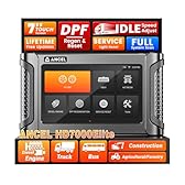 ANCEL HD7000 Elite 7" Heavy Duty Truck Scanner with DPF Regen, Speed/Idle Adjustment, Service Reset, Diagnostic Tool for Cummins Detroit CAT Volvo Paccar Mack International, Lifetime Free Updates