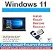 Recovery and Repair USB Drive for Windows 11, 64-bit, Install-Restore-Recover Boot Media - Instructions Included