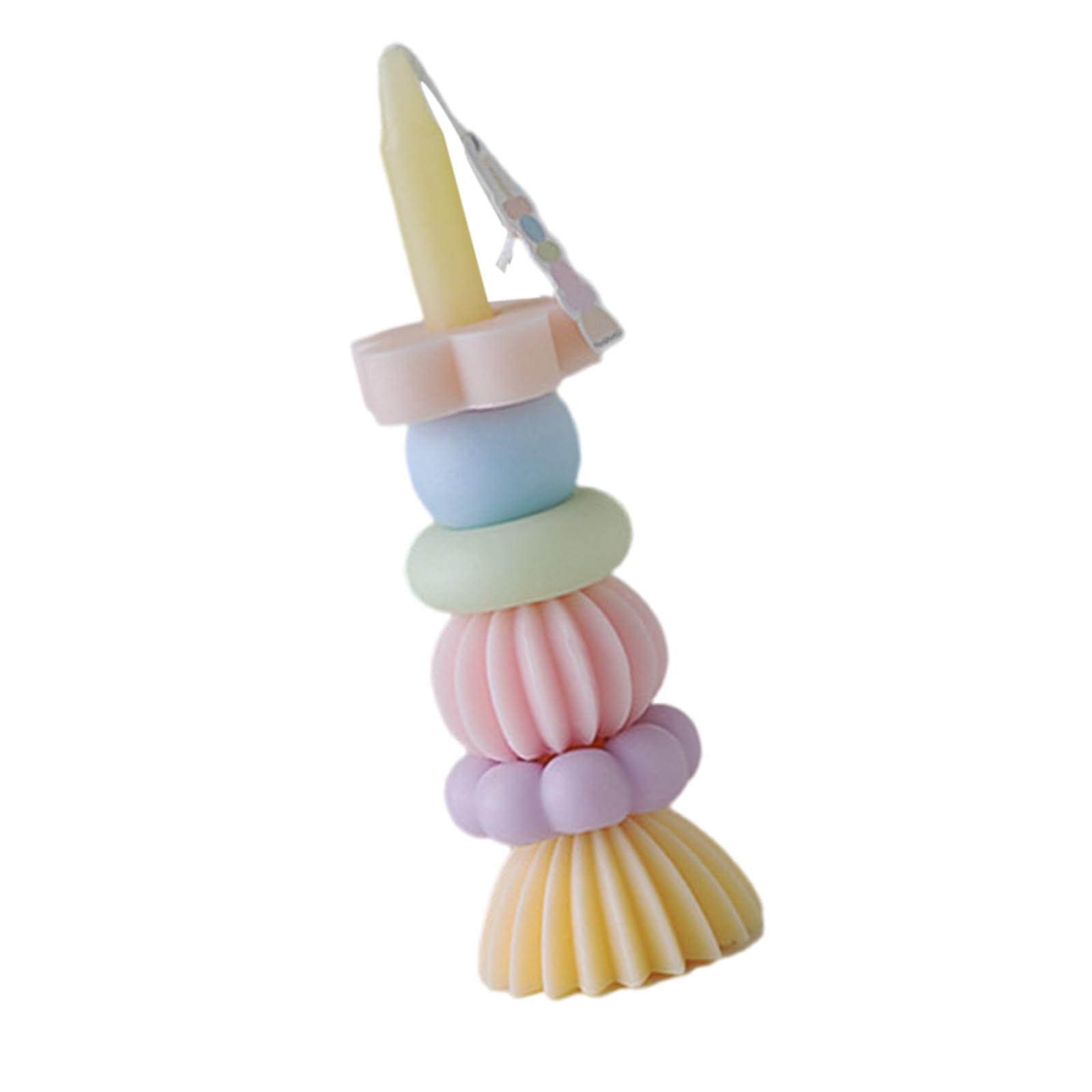 Tsophreniq Decorative Scented with Chamomile Optional Flavourings Stackable Pillar Stress Relief Home Decoration