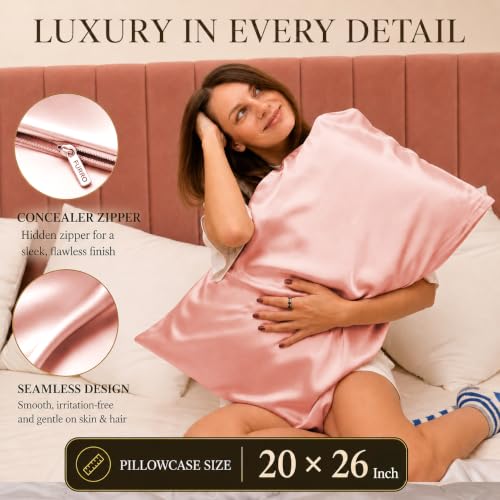 FURBO Store FURBO 100% Pure Mulberry Silk Pillowcase 22 Momme 6A - Image 7