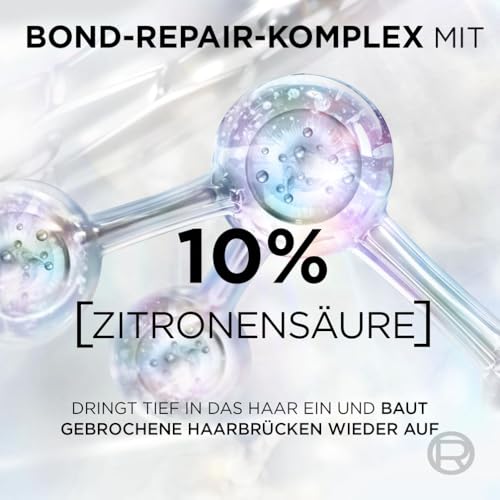 L'Oréal Paris Elvital Bond Repair Pflegeset zur Haarreparatur mit Pre-Shampoo, Shampoo & Spülung, Bundle, Schutz für weniger Haarbruch & mehr Glanz, mit Bond-Repair-Komplex & Zitronensäure, 3-teilig