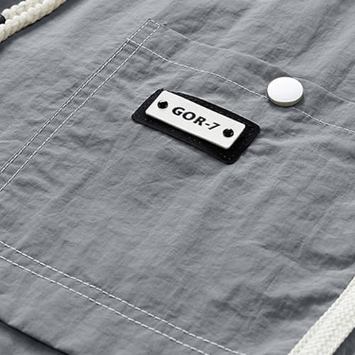 Image of Men's Cargo Shorts Elastic Waist Adjustable Drawstring Lightweight Loose Fit Casual Shorts Summer Knee Length Pants