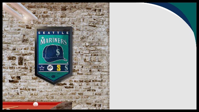 Mariners Stadium Rafter Banners Seattle Mariners Felt Banner Seattle Mariners Heritage Banner Pennant ...