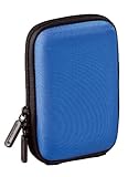 Farbe:Blau Cullmann Lagos Compact 100 Hardcase Aufbewahrung blau für Kompakt-Kameras, Handys und MP3-Player