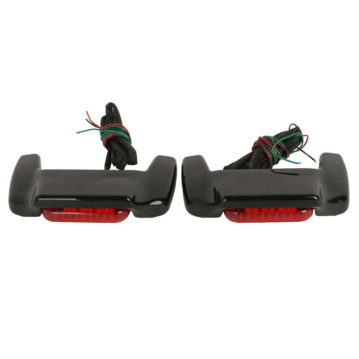 TCMT LED Hard Saddlebag Lid Spoiler Kit Fits For Harley Touring Road King Street Glide Road Glide Electra Glide Ultra Classic 1993-2013