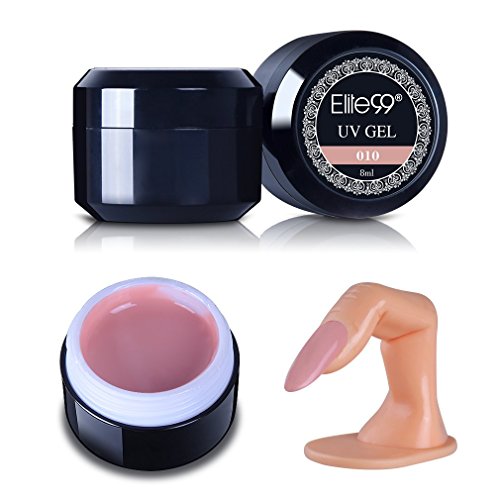Elite99 Nail Art UV Builder Gel Soak-off French Acrylic Nail Art Tips Extension Maniucre Salon DIY Decoration 8ml 8ml 010