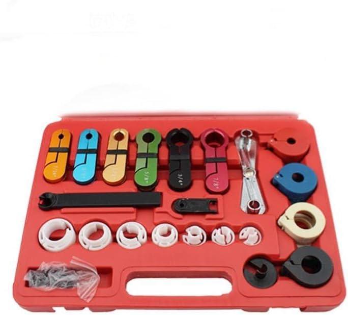 VEHTRKACNTOL 22pcs/Set Truck Car Fuel Line Quick Connector Remover Fuel Pipe Cooling Refrigerant Hose Remover Plier