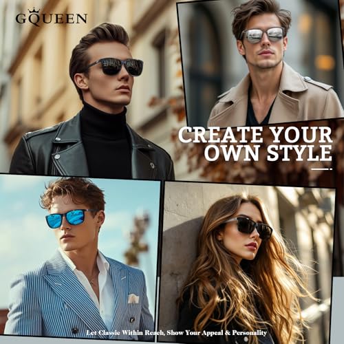 Miniatura 2 de Gqueen Gafas De Sol Polarizadas Al-Mg Metal Para Hombre Mujer Protección Uv400 Para Conducir Pesca Gq33