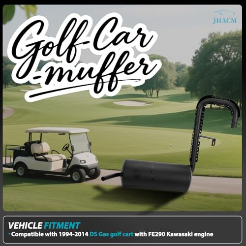 Image of Golf Cart Muffler FE290 101859301 Compatible With Club Car Gas FE290 Kawasaki Motor 1994-2014 Golf Cart