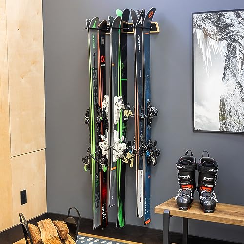 Storeyourboard Natural Wood Ski Rack thumb #3