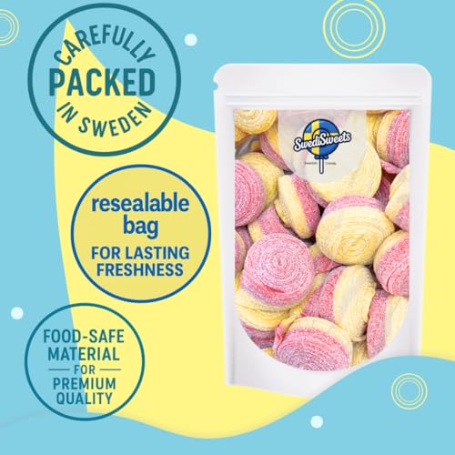 Dulces suecos Swedisweets Strawberry Lemon Roll 227g miniatura 3