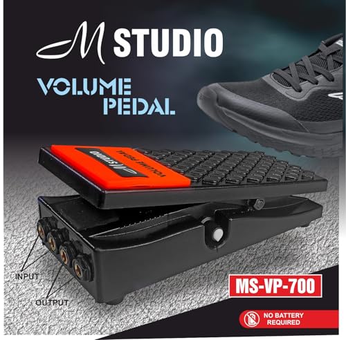 Image of M-STUDIO MS-VP-700 STEREO VOLUME PEDAL FOR ALL MUSICAL INSTRUMENTS KEYBOARDS & OCTAPAD,NO BATTERY REQUIRED, ADVANCED POTENTIOMETER.