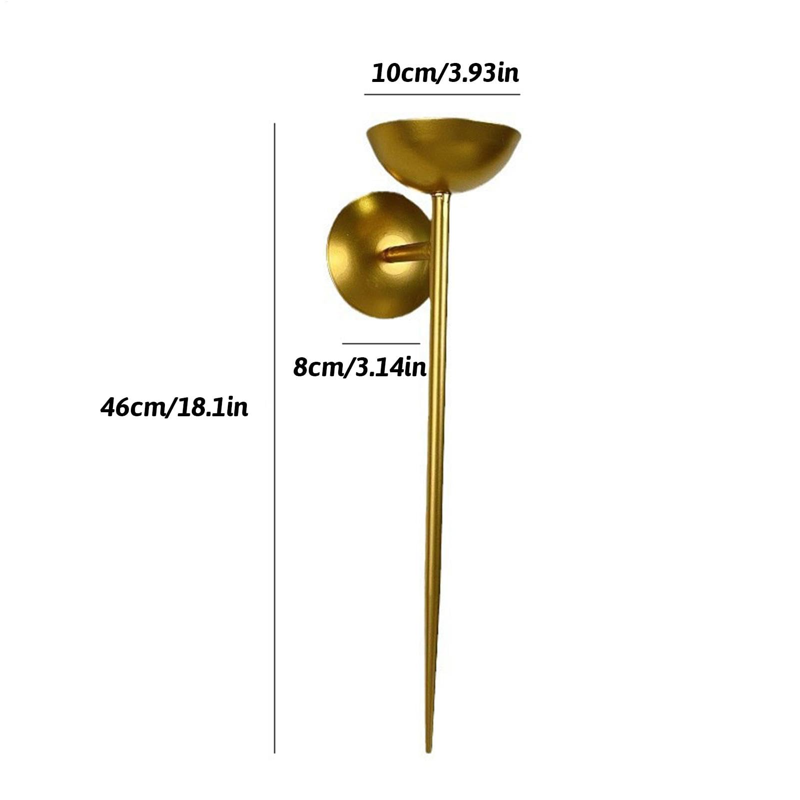 Applique per candele da parete, portacandele da parete - Portacandele in metallo | Eleganti portacandele per camera da letto, soggiorno, cucina, bagno