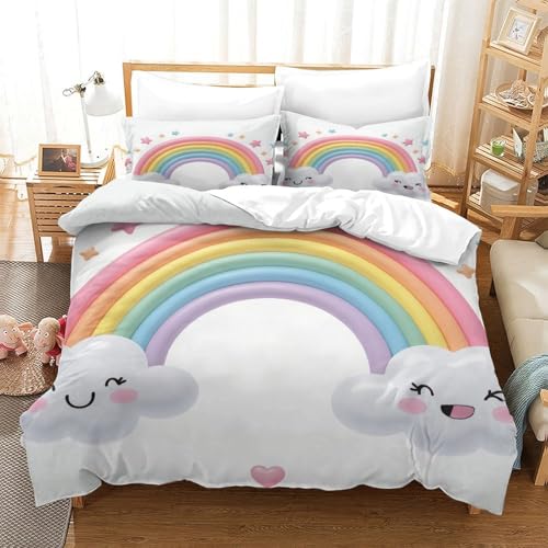 Housse de couette raton laveur 220x240 cm avec 2 taies d'oreiller - 3