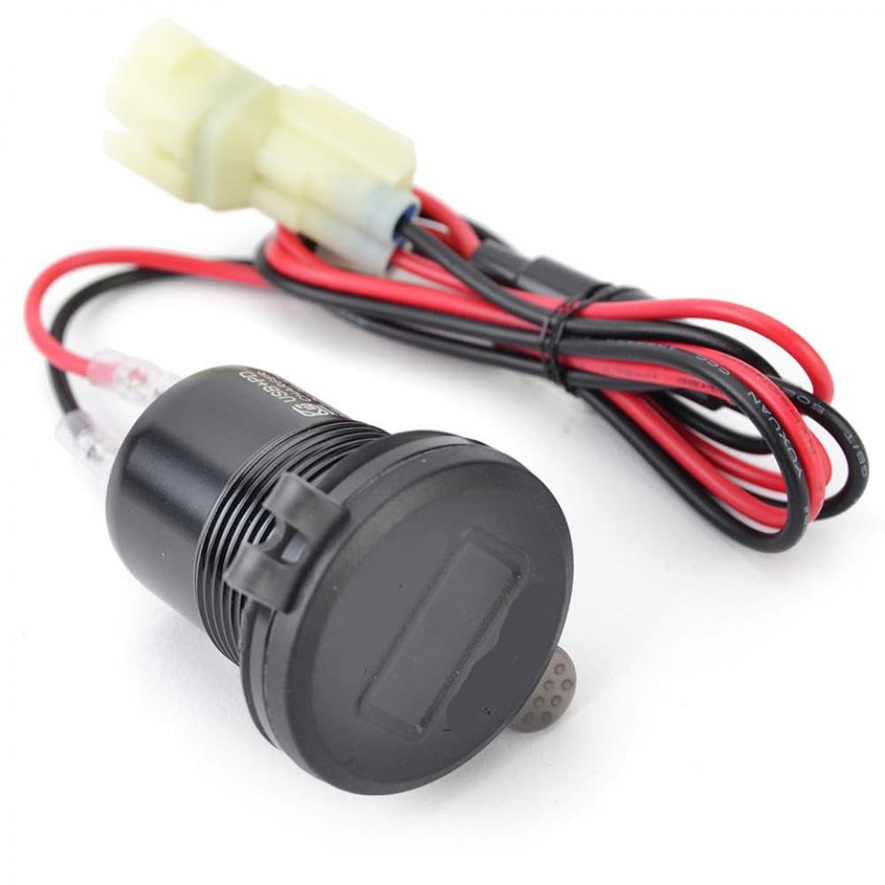 Cargador de Motocicletas con Puerto USB-C Compatible con Bicicletas de Aventura y Motocicletas de Recorrido para Necesidades de GPS y teléfono