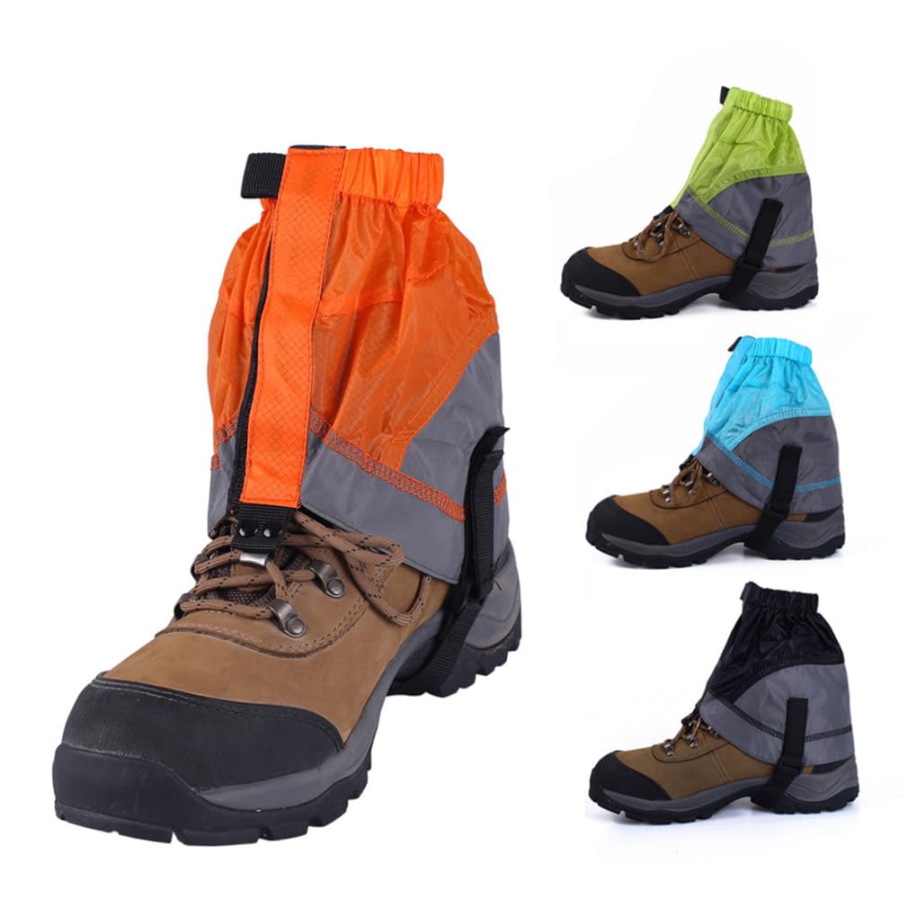 INOOMP 2paires Guêtres Imperméables Ultra-légères pour Randonnée des Chaussures Couvre- pour Activités De Plein Air Vert