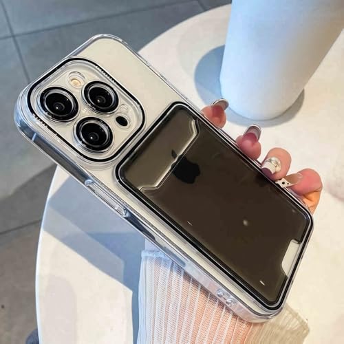 Coque iPhone 11 transparente avec protection appareil photo noire