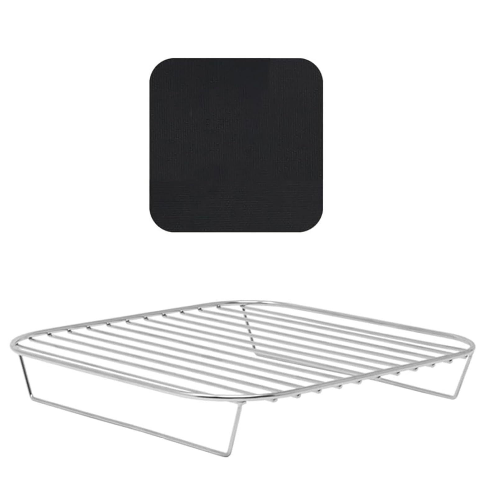 Msioytog Universals Air Fryers Rack for SFP701 Stainless Steel Baking Grids Roasting Steamer Grill Racks Baking Tray Enduring Roasting Rack