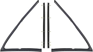 Compatible/Replacement For Vent Window Weatherstrip Kit 1960-65 Falcon, Ranchero, Mercury Comet Sedan Station Wagon (EBC0DB-VENTWINKT)
