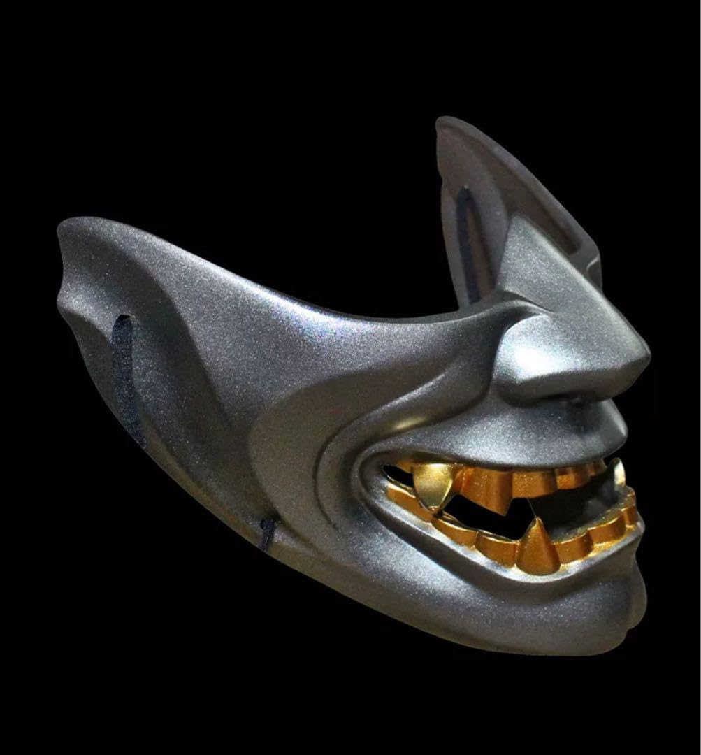 Amazon.co.jp: 鬼の面 フェースガード フェースマスク 面頬（めんぽお