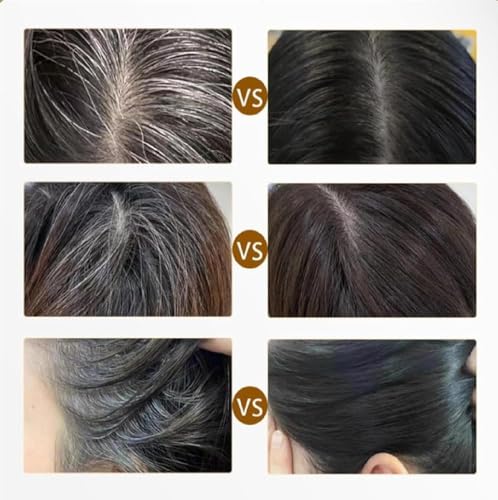 Image of New Hair Color Comb Stick, Waterproof and Sweat Proof Grey Hair Coverage for Men & Women, Easy-Application BLACK (BLACK)