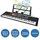 Digital Keyboard, Ideales Einsteiger-Keyboard mit 61 Tasten & zahlreichen Instrumentenklängen, Portables Keyboard zum Lernen für Anfänger mit Ständer & Mikrofon, Jungen und