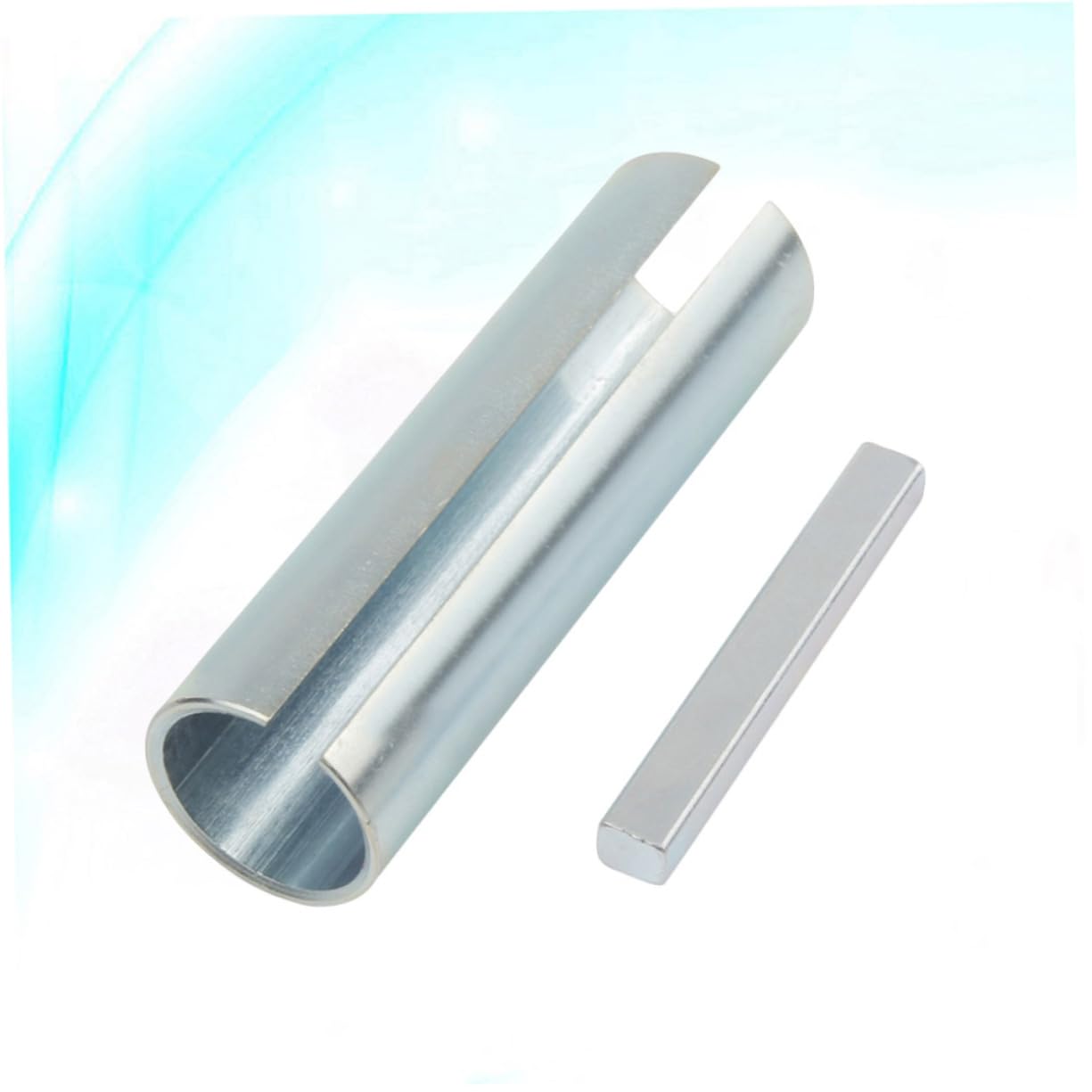 iplusmile Albero Chiave Piana Alta Affidabilità in Ferro Argento per Pulegge Riduttore Manicotto Adattatore 3/4" a 7/8" e Adattamento Precisione