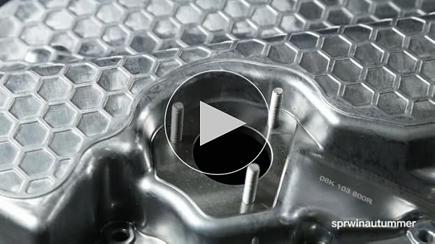 Amazon.com: Sprwinautummer EA888 Aluminum Engine Oil Pan