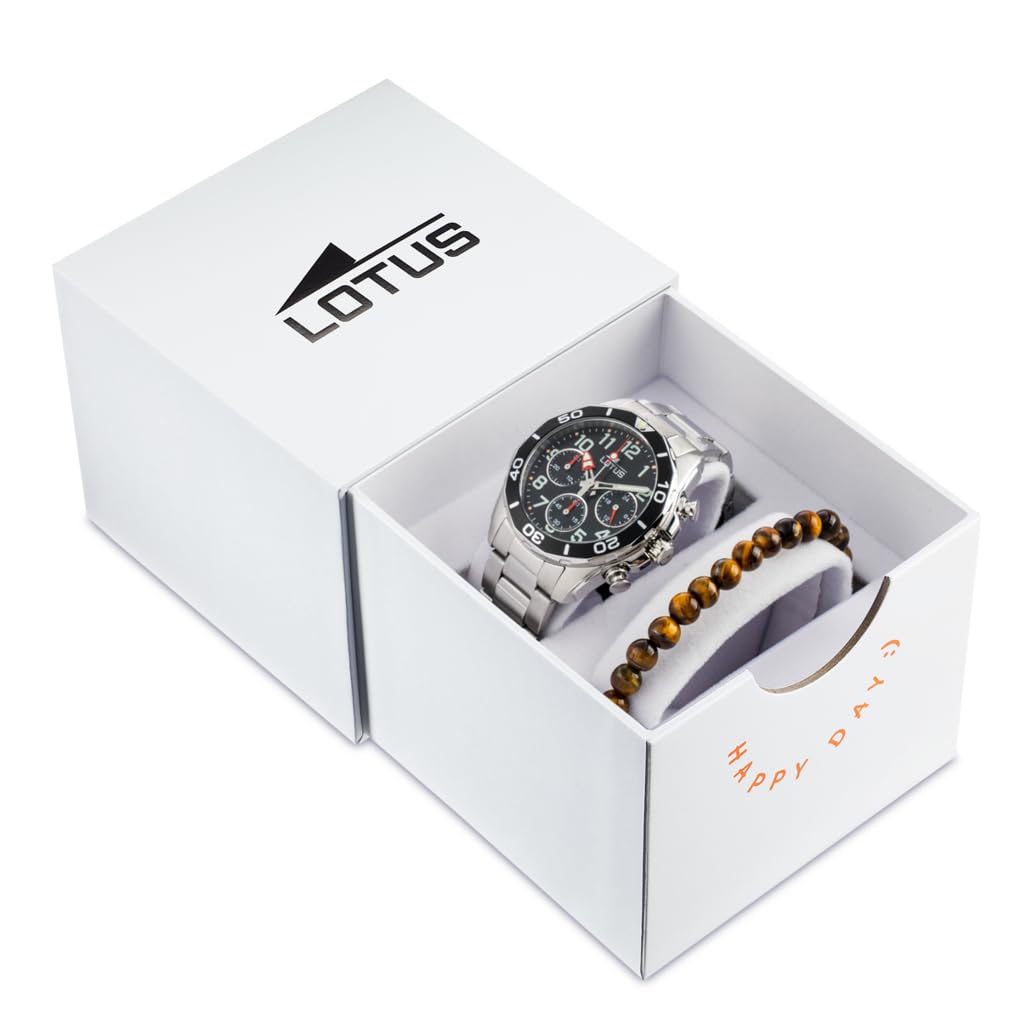 LOTUS Reloj Niño Analógico de Acero Inoxidable