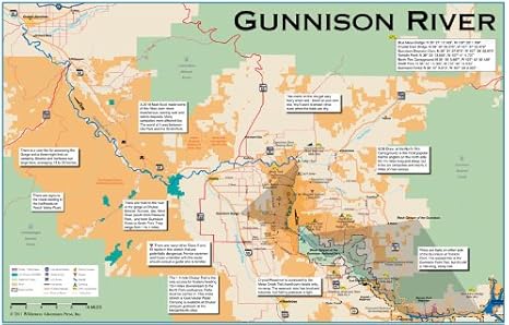 Gunnison river float map